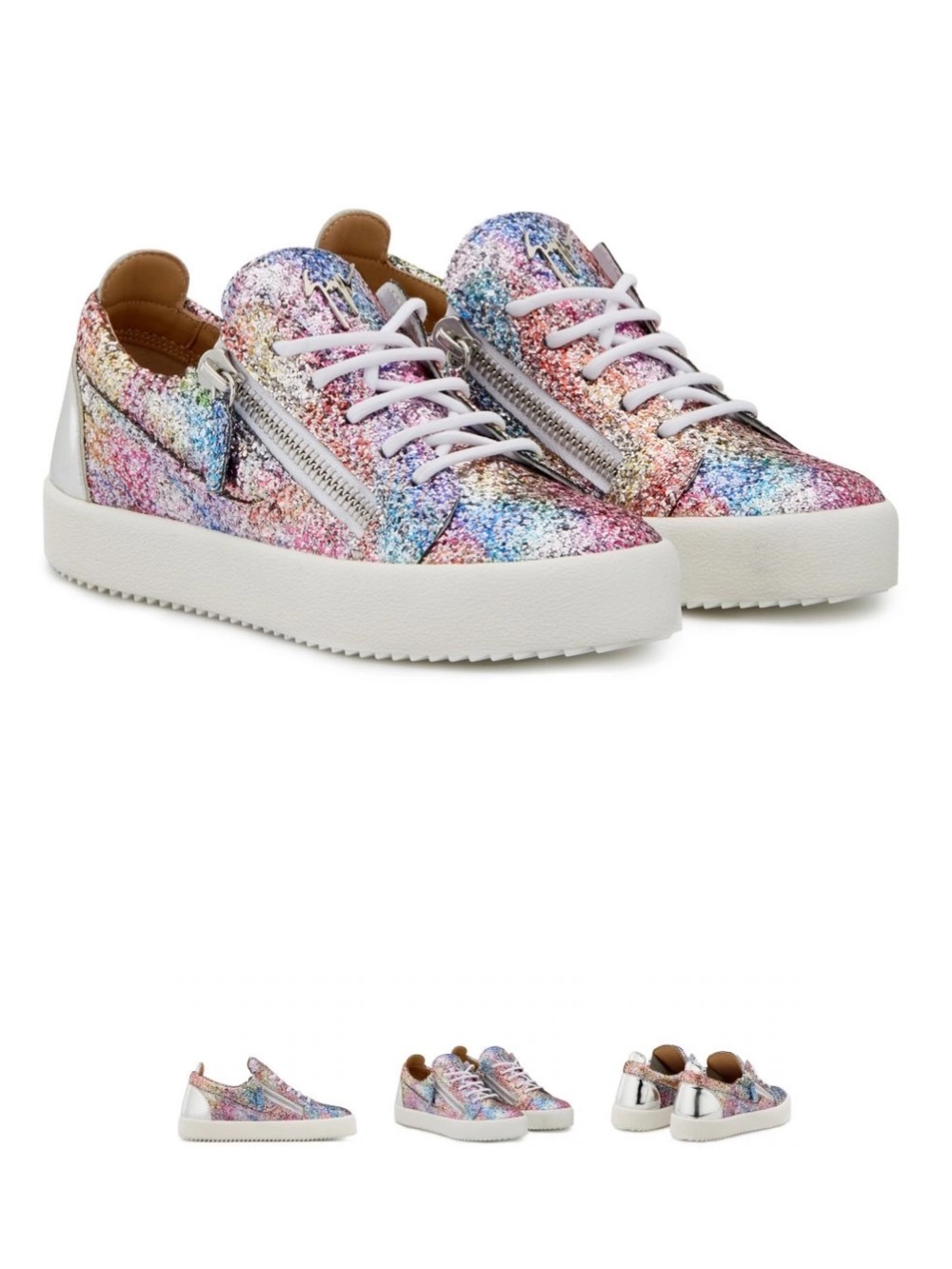 Giuseppe Zanotti "Gail" Glitter Sneakers Worn For Mean Girls Broadway Play
